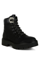 Rag Company Women's Ankle Boots in Black, perfect warm winter boots for travel with durable design.
