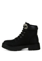 Rag Company Women's Ankle Boots in Black, ideal warm winter boots for travel with sturdy outsole
