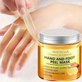 Vitamin C turmeric hand mask, moisturizing formula for soft skin
