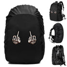 Black skeleton design waterproof backpack rain cover for protection