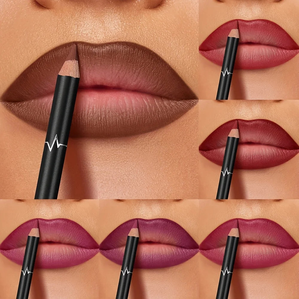 waterproof lip liner in various shades for defined lips