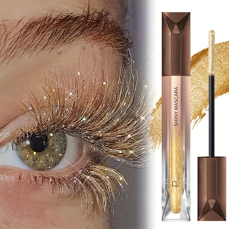 waterproof mascara in gold for glamorous, long-lasting lashes