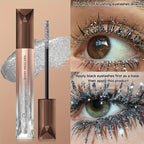 Waterproof mascara for glittery dramatic lashes, perfect for events