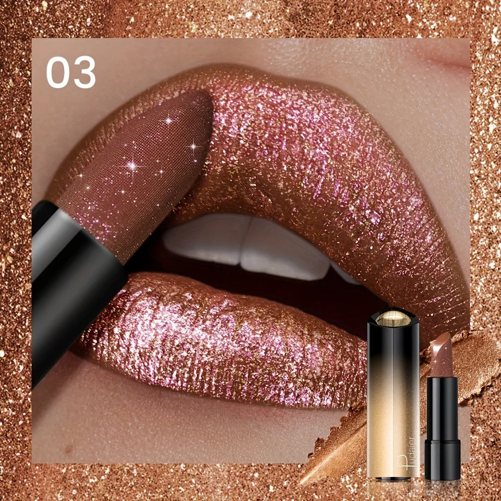 Rose gold lipstick for wedding party makeup artist use