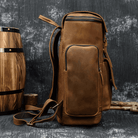 VacationGrabs weekender outdoor bag in brown, perfect for short trips and outdoor adventures