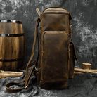 Stylish VacationGrabs weekender outdoor bag made from durable leather for travel adventures