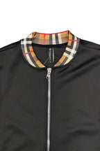 Mens Checkered Plaid Full Zip Track Jacket - VacationGrabs