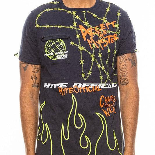 Men's Shirts Weiv Hype Official Print Tshirt