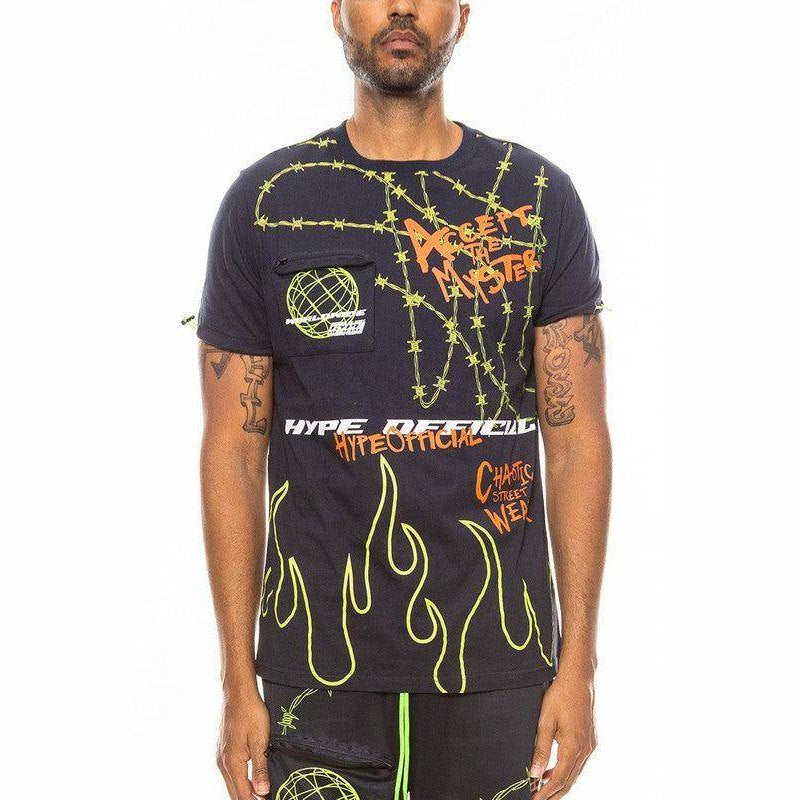 Mens Hype Official Print Tshirt - VacationGrabs