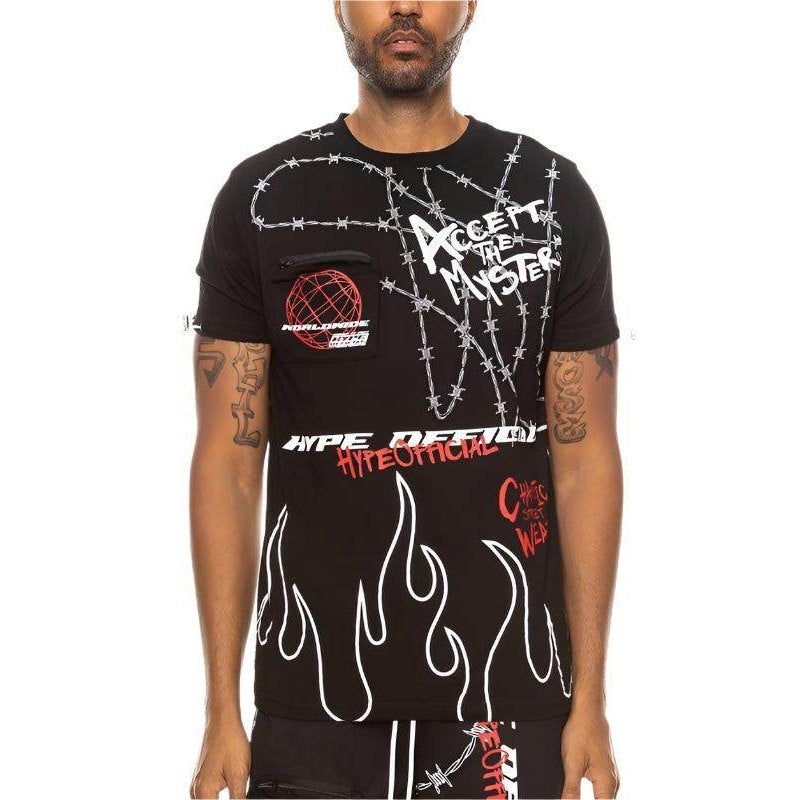 Mens Hype Official Print Tshirt - VacationGrabs