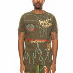 Mens Hype Official Print Tshirt - VacationGrabs