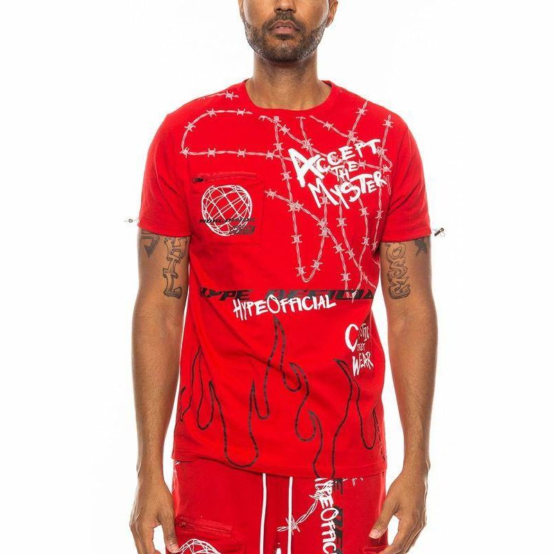 Mens Hype Official Print Tshirt - VacationGrabs