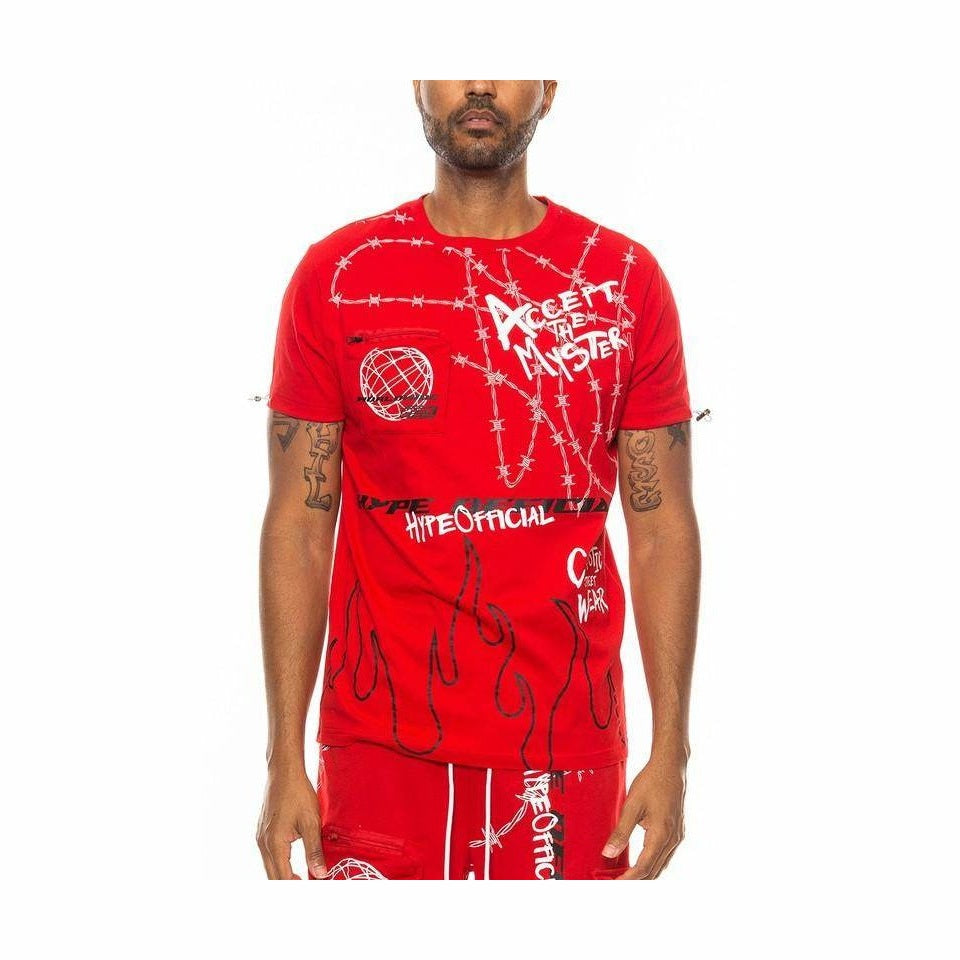 Mens Hype Official Print Tshirt - VacationGrabs
