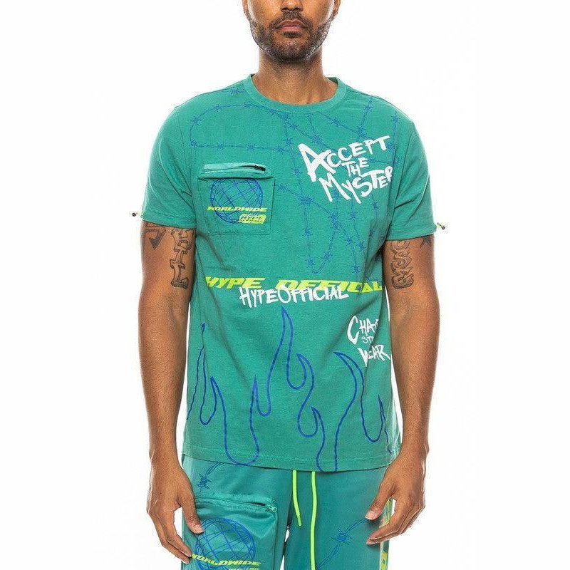 Mens Hype Official Print Tshirt - VacationGrabs