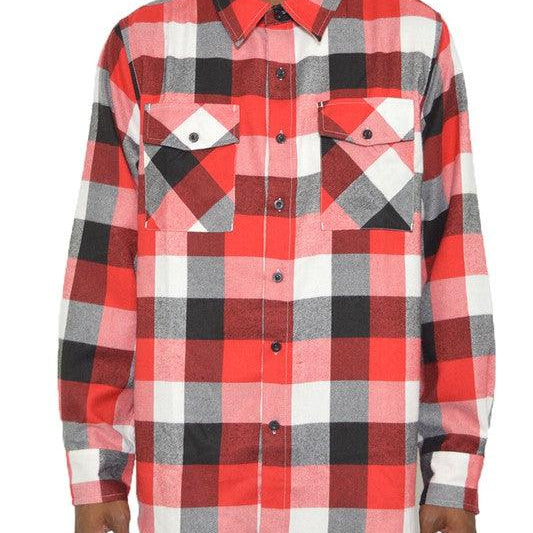 Men's Shirts Weiv Long Sleeve Checkered Flannel
