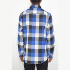 Mens Shirts LS Checkered Flannel - VacationGrabs