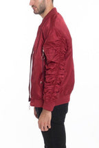 Men Casual Flight Lined Bomber Jacket - VacationGrabs