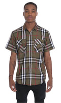 Casual Short Sleeve Checker Shirts - VacationGrabs