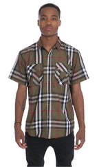 Casual Short Sleeve Checker Shirts - VacationGrabs