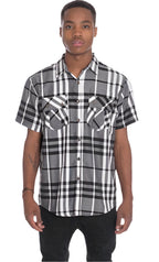 Casual Short Sleeve Checker Shirts - VacationGrabs