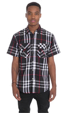Casual Short Sleeve Checker Shirts - VacationGrabs