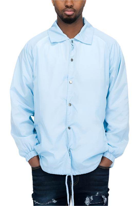 Casual Windbreaker Coaches Jacket - VacationGrabs