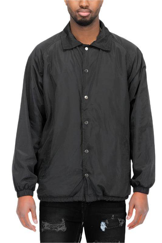 Casual Windbreaker Coaches Jacket - VacationGrabs