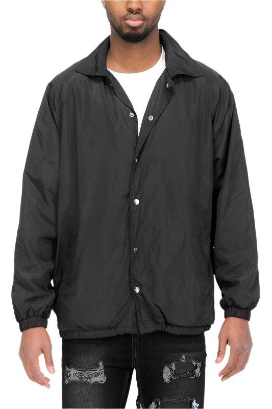 Casual Windbreaker Coaches Jacket - VacationGrabs