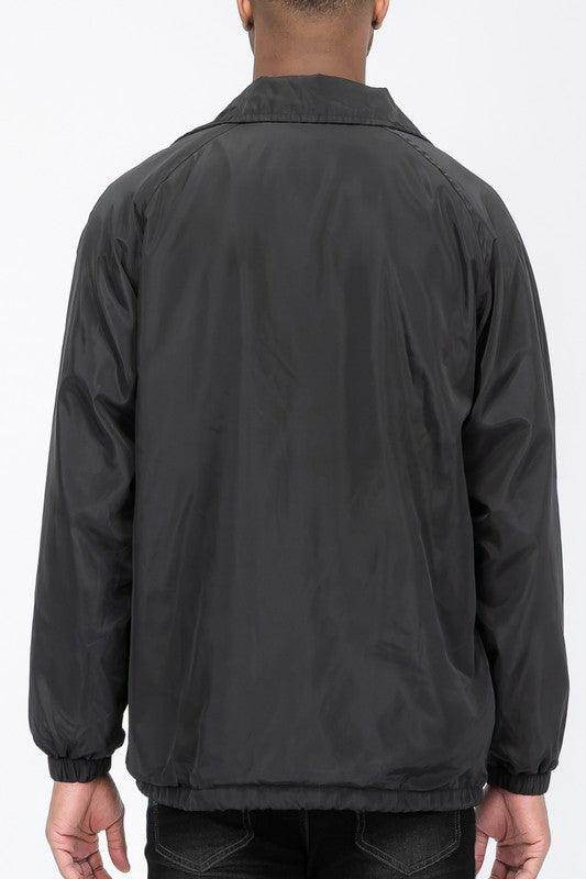 Casual Windbreaker Coaches Jacket - VacationGrabs