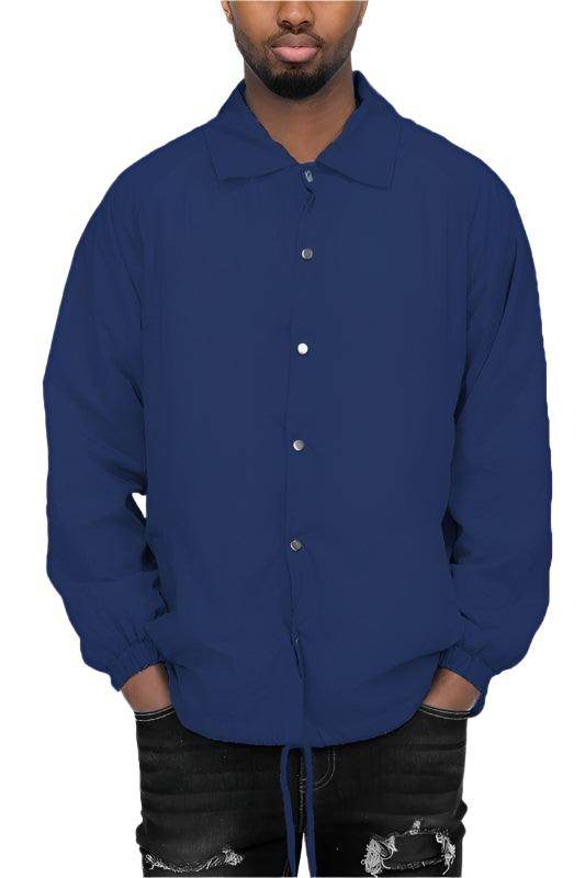 Casual Windbreaker Coaches Jacket - VacationGrabs