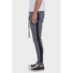 Patterned Sweatpants with Side Stripe - VacationGrabs