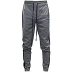 Patterned Sweatpants with Side Stripe - VacationGrabs
