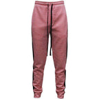 Patterned Sweatpants with Side Stripe - VacationGrabs