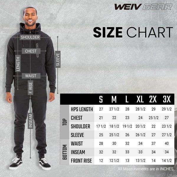 Men's 2PC Track Sets Weiv Mens Dynamic Active Tech Suit