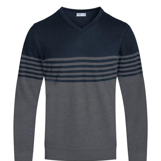 Men's Sweaters Weiv Mens Knit Vneck Pullover Sweater