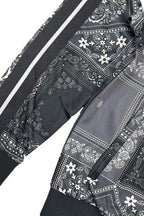 Mens Paisley Bandana Track Jacket - VacationGrabs