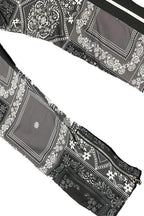 Mens Paisley Bandana Print Track Pants - VacationGrabs