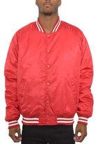 Men's Jackets Weiv Polyester Solid Varsity Jacket