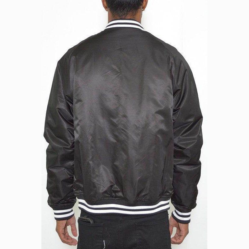 Mens Solid Color Varsity Jackets - VacationGrabs