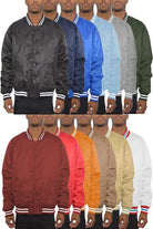 Men's Jackets Weiv Polyester Solid Varsity Jacket