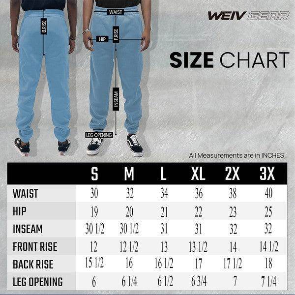 Mens Solid Sweat Pant Joggers - VacationGrabs