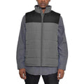 Mens Two Tone Color Block Padded Vest - VacationGrabs