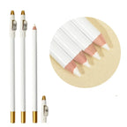 white barber hairline edge pencil with built-in sharpener (photo 2 of 8)