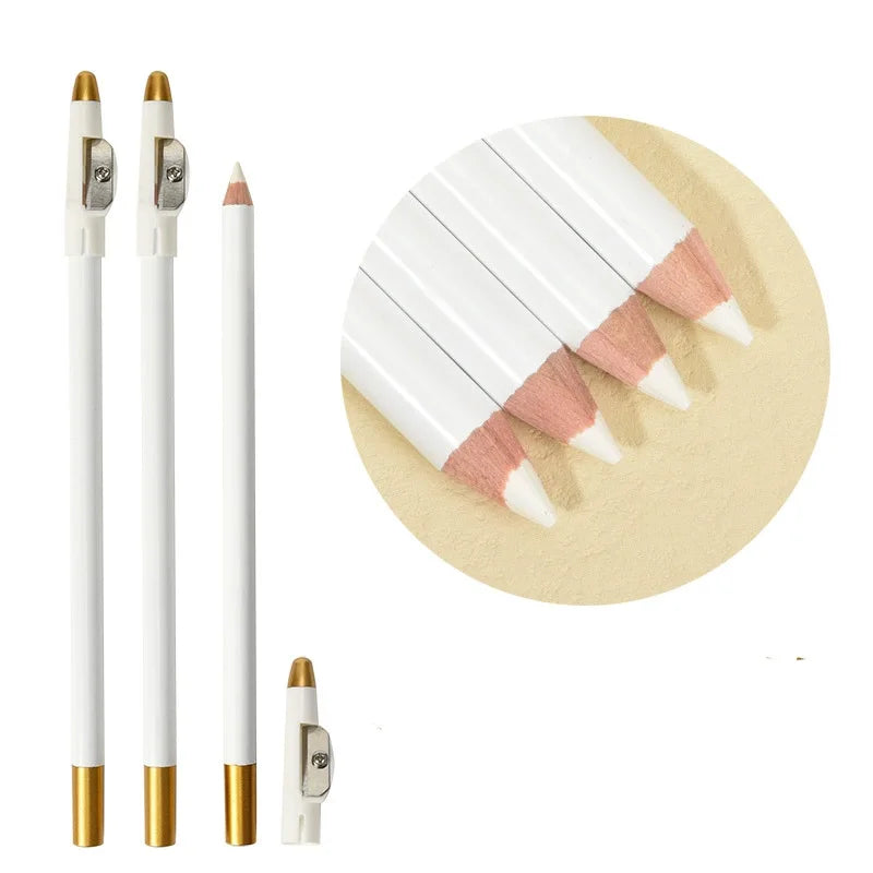 white barber hairline edge pencil with built-in sharpener (photo 2 of 8)