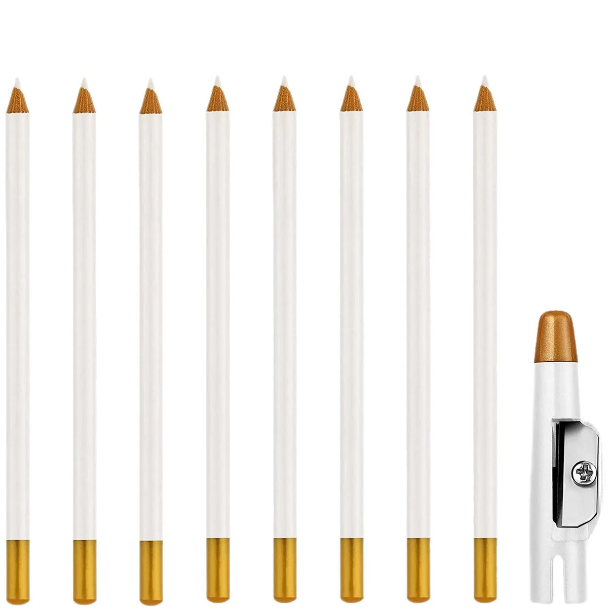 white barber hairline edge pencil with built-in sharpener (photo 3 of 8)
