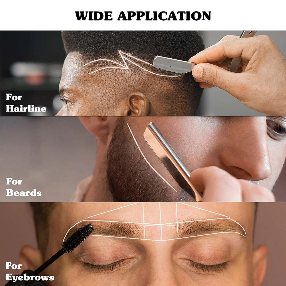 white barber hairline edge pencil with built-in sharpener (photo 4 of 8)