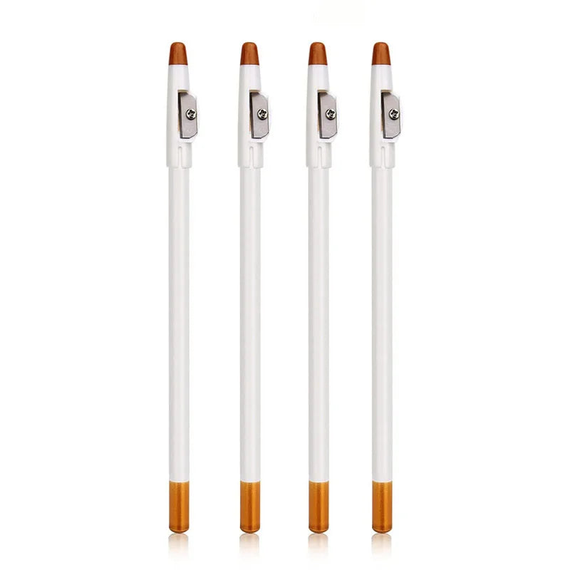 white barber hairline edge pencil with built-in sharpener (photo 7 of 8)