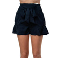 White Birch Full Size High Waisted Smocked Shorts - VacationGrabs