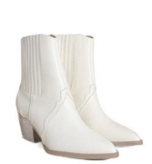 Women's Shoes - Boots White Cowboy Boots for Women