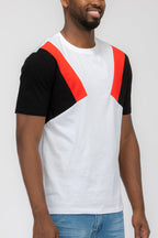 Color Block Tee | Vacation-Ready Cotton T-Shirt